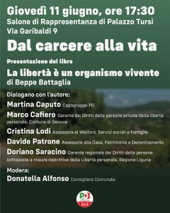 Presentazione del libro "La libertà è un organismo vivente" di Beppe Battaglia.